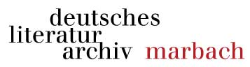 Logo deutsches literatur archiv marmach